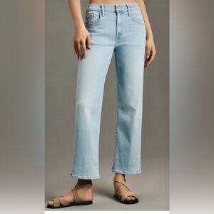 MOTHER Rambler Mid Rise Straight-Leg Ankle Jeans. Size 31